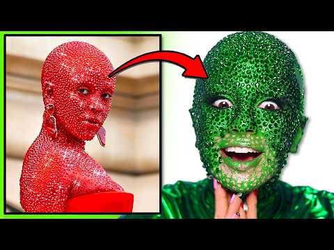 I Tried Sticking 30,000 Crystals On My Face