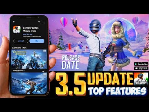 Bgmi 3.5 Update - Leaked Features, Release Date, Patch Notes, & More - Natural Yt