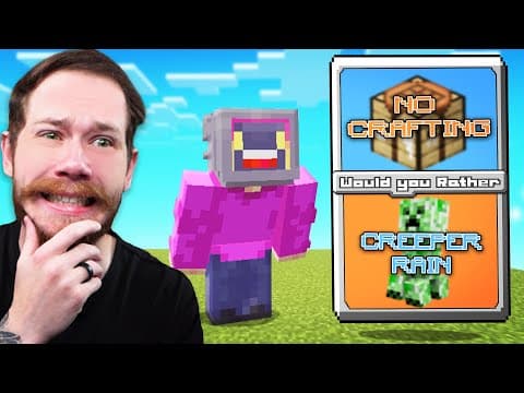 Minecraft, But Would You Rather?