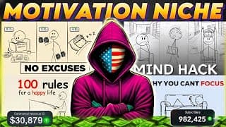 🇺🇸faceless Stick-figure Self-improvement & Motivational Channel (full Guide)