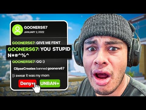 I Went Through My Unban Requests... (bad Idea)