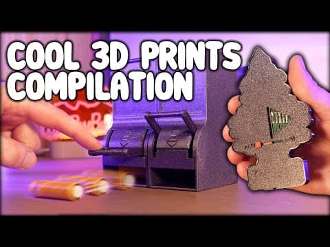 8 Cool Things 3d Printed On The Elegoo Neptune 4 Plus 3d Printer // Timelapse Compilation