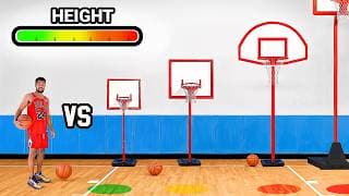 I Raised The Basketball Hoop After Every Score!