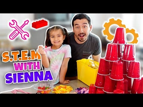 S.T.E.M With Sienna | Easy Engineering At Home