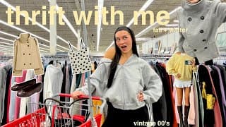 Thrift With Me ☆ For The Fall + Winter (chic, Vintage 00's, Trench Coats) Pinterest Inspired
