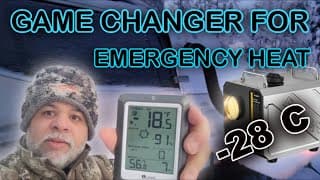 Staying Warm In Your Car When Temperatures Drop To -28 C...