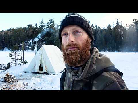 3-days Camping & Fishing (in A Snow Tent) - In The Middle Of Nowhere!