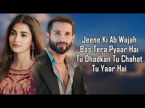 Bas Tera Pyaar Hai (lyrics) - Vishal Mishra | Shahid Kapoor | Pooja Hegde | Deva | Raj Shekhar |