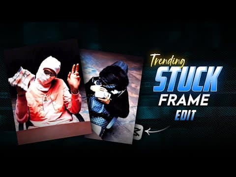 Instagram Trending Stuck Frame Reels Video Editing | Capcut Video Editing | Stuck Frame Effect Edit