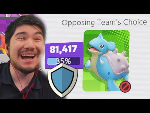 Rank 1 Lapras ! They Had To Ban My Lapras In Pro Play ! Pokemon Unite