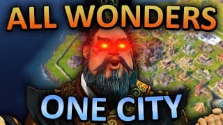 I Built Every Wonder In One City In Civ 6 On The Hardest Difficulty In One Single Game.