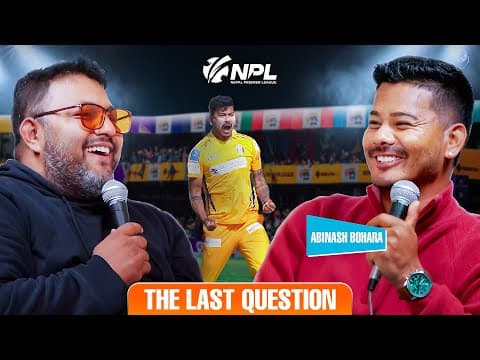 Abinash Bohara On The Last Question | @sajanshresthaa || Sudur Paschim Royals ||