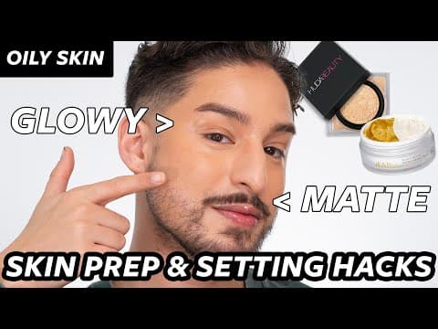 How To: Głowy Makeup For Oily Skin | Skin Prep Tips & Setting Hacks