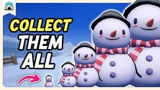 How To Get All Snowman Plushes – Grow-a-snowman Event Guide | Palia