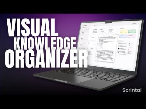 Visual Note-taking & Mind Mapping With Scrintal | Boost Your Productivity!