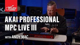 New Akai Professional Mpc Live Iii | Demo And Overview By Andy Mac