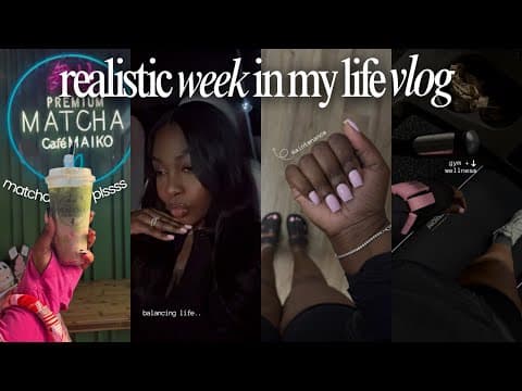 *realistic* Week In My Busy Life: Prioritizing My Health + Balancing My Life, Appts + Gym Sessions