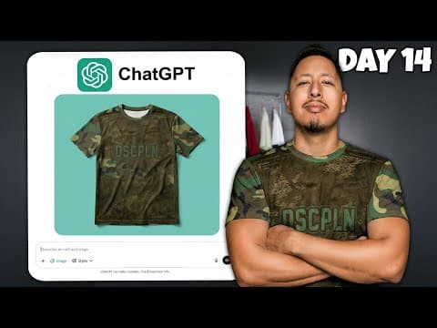 I Gave Ai 14 Days To Build New $5k/month Clothing Brand