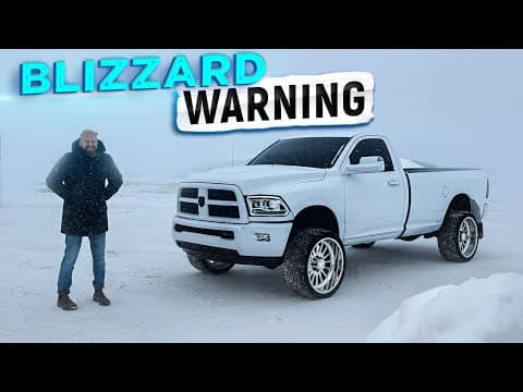 Got Stuck In A Blizzard Buying New Project Truck
