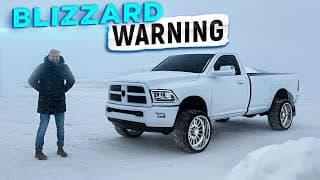 Got Stuck In A Blizzard Buying New Project Truck