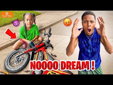 Girl Destroys Big Brother’s Brand New Motorbike, What Happens Next Is Shocking!