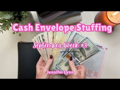 Cash Envelope Stuffing ✨ September Week #3 | Giveaway Winner Announced 🎉