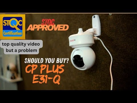 Cp Plus E-31q Stqc Wifi Camera Review 🔥 | Demo + One Big Problem | Should You Buy?