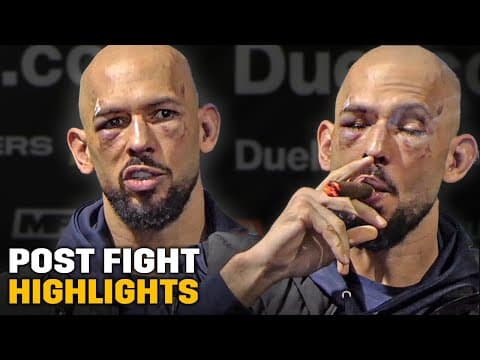 Highlights | Andrew Tate • Post Fight Press Conference Vs. Chase Demoor | Misfits & Dazn Boxing