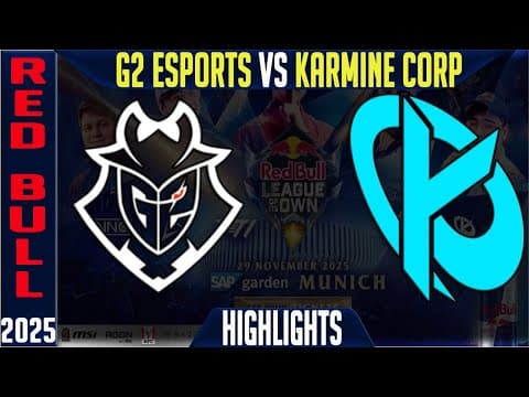 G2 Vs Kc Highlights | Red Bull League Of Its Own 2025 Game 3 | G2 Esports Vs Karmine Corp