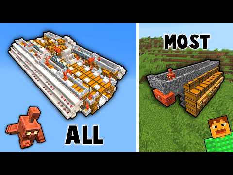 1540 Unique Items Copper Golem Storage Systems