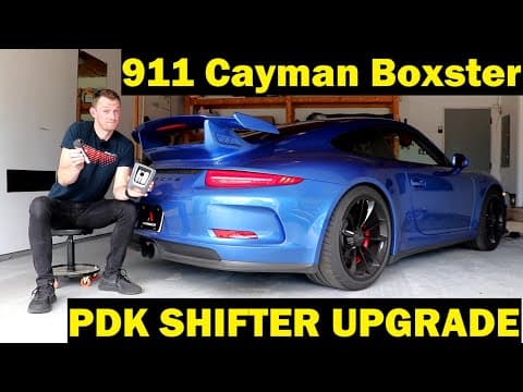 Why Did Porsche Do This?  Gt3, 911, Cayman, Boxster Pdk Sport Shifter Update Diy