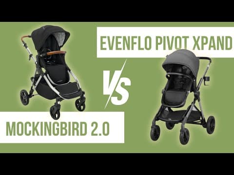 Mockingbird 2.0 Stroller Vs. Evenflo Pivot Xpand Comparison
