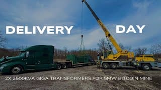 Delivery Of 5mw Of Transformers, New Build Soon