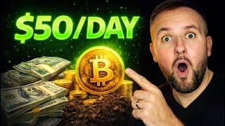 My Goal Is To Earn $50 In Bitcoin Daily - ( Here Is My Plan For 2026)