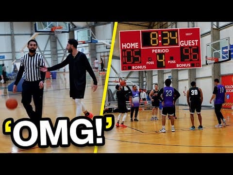 Things Got Intense.. *mic’d Up 5v5 Basketball Game*