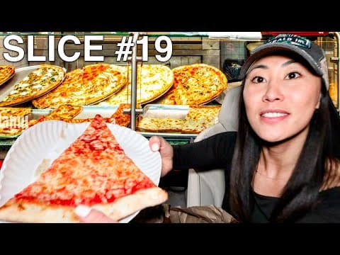 Eating Pizza Every Hour For 24 Hours In Nyc!!