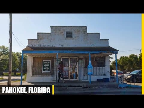 Crime And Poverty In South Rural Florida | Pahokee
