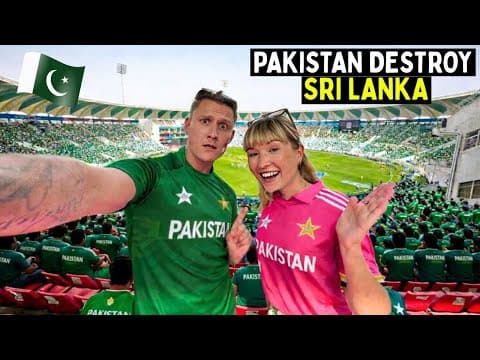 Our First Time Watching Cricket In Rawalpindi 🇵🇰 Crazy Pakistan V Sri Lanka