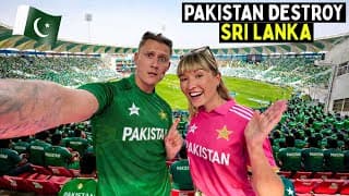 Our First Time Watching Cricket In Rawalpindi 🇵🇰 Crazy Pakistan V Sri Lanka