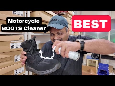 We Launched The Best Motorcycle Boots  Cleaner