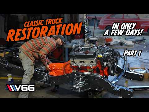 Frame Off Truck Assembly In Just A Few Days! Part 1