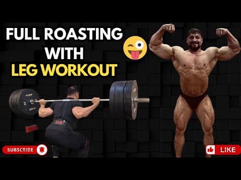 Full Roasting 😜// Leg Workout