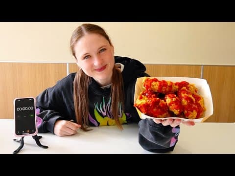 Texas Chicken Carolina Reaper Hot Wing Challenge