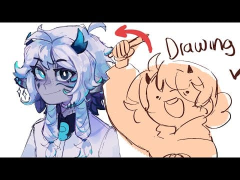 Pngtuber Commission Again ! Painting It Today