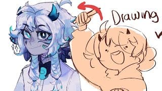 Pngtuber Commission Again ! Painting It Today