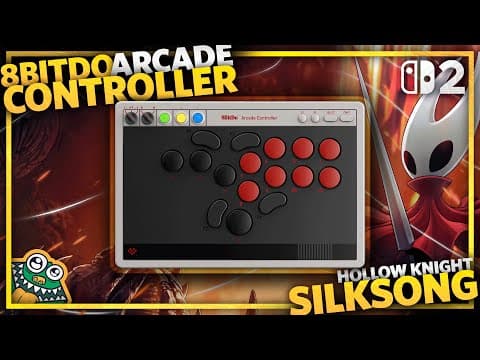 Silksong X 8bitdo Arcade Controller - Switch 2 - Test Run 🎮🏃‍♂️ Live 🔴