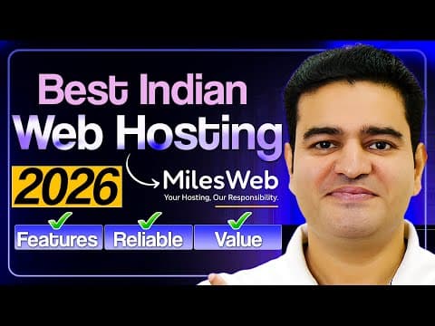 Best Web Hosting For Business 2026 | Buy Domain And Website Hosting | #milesweb