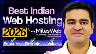 Best Web Hosting For Business 2026 | Buy Domain And Website Hosting | #milesweb