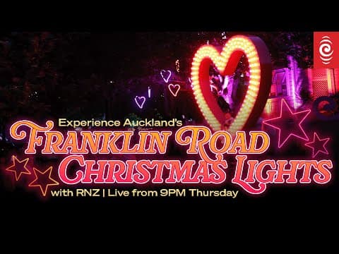 Live: Experience Auckland's Franklin Road Christmas Lights 🎄 | Rnz
