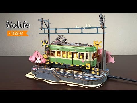 Rolife Sakura Journey 3d Wooden Puzzle Tgs02